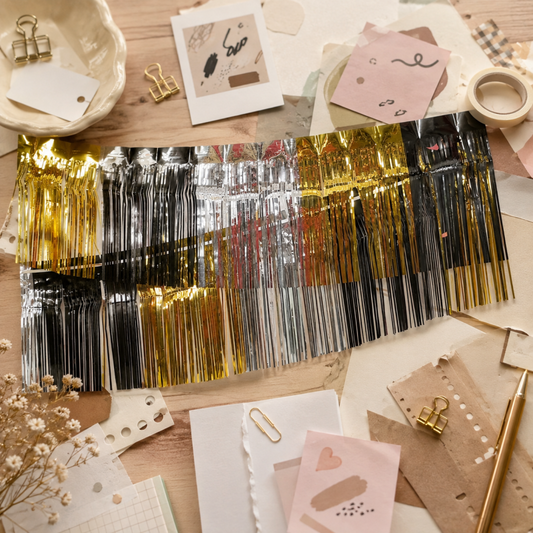Multicolor Foil Fringe Party Banner