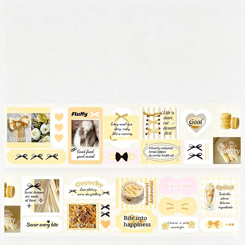 Dessert Time Die Cut Deco Tape