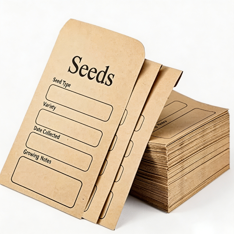 100 Kraft Seed Packet Envelopes