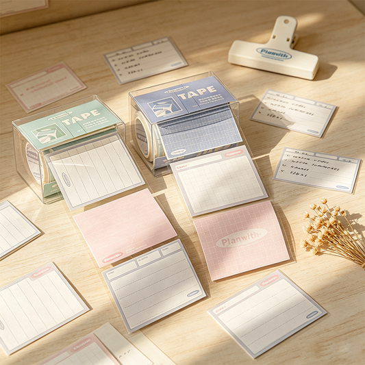 Pull-out Writable Memo Sticker Tape Roll
