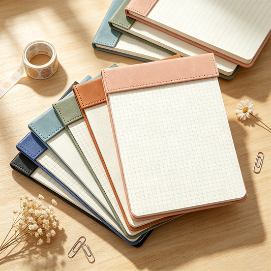 Faux Leather Tear-Off Notepad