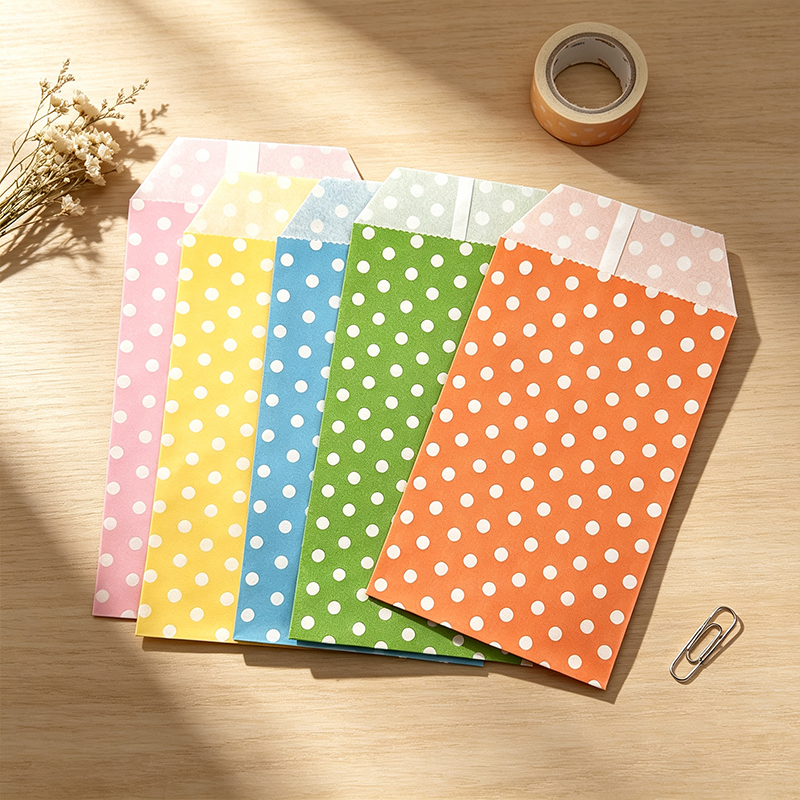 Polka Dot Color Small Gift Bags