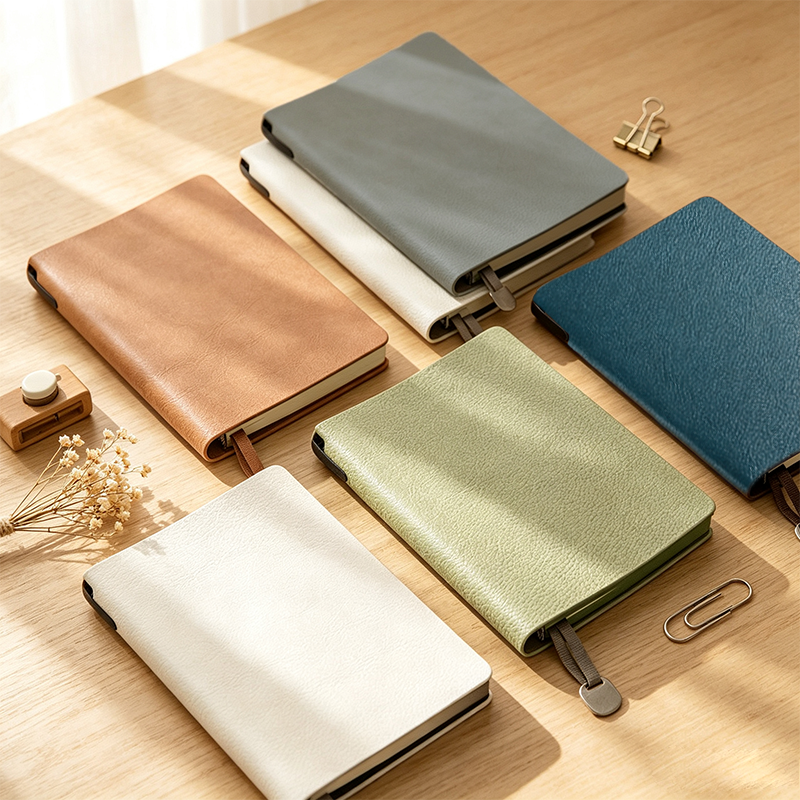 Soft Pebbled Leather Journal Notebook
