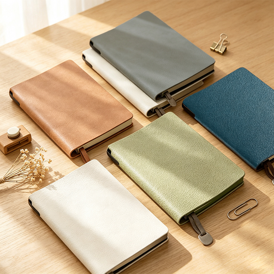 Soft Pebbled Leather Journal Notebook