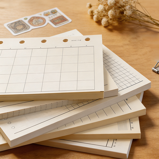 A7 Refillable Planner Inserts