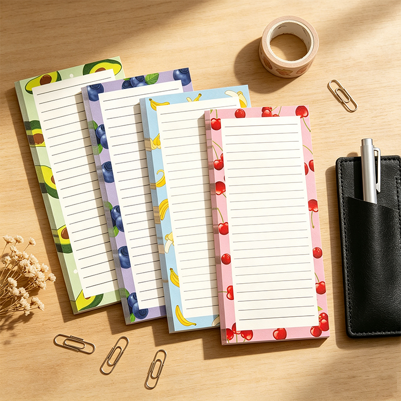 Fruit Floral Magnetic Memo Pad Set