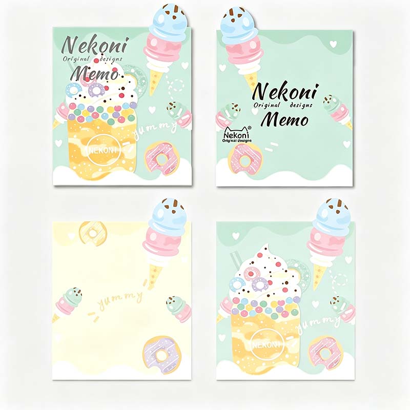 Kawaii Pastel Memo Pad Set