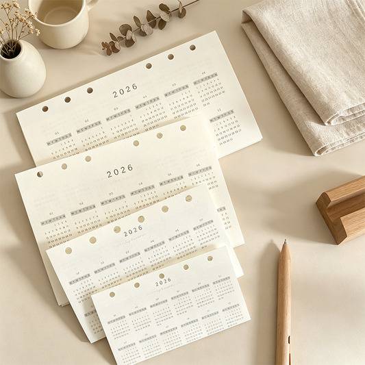 2026 Accordion Fold Planner Inserts