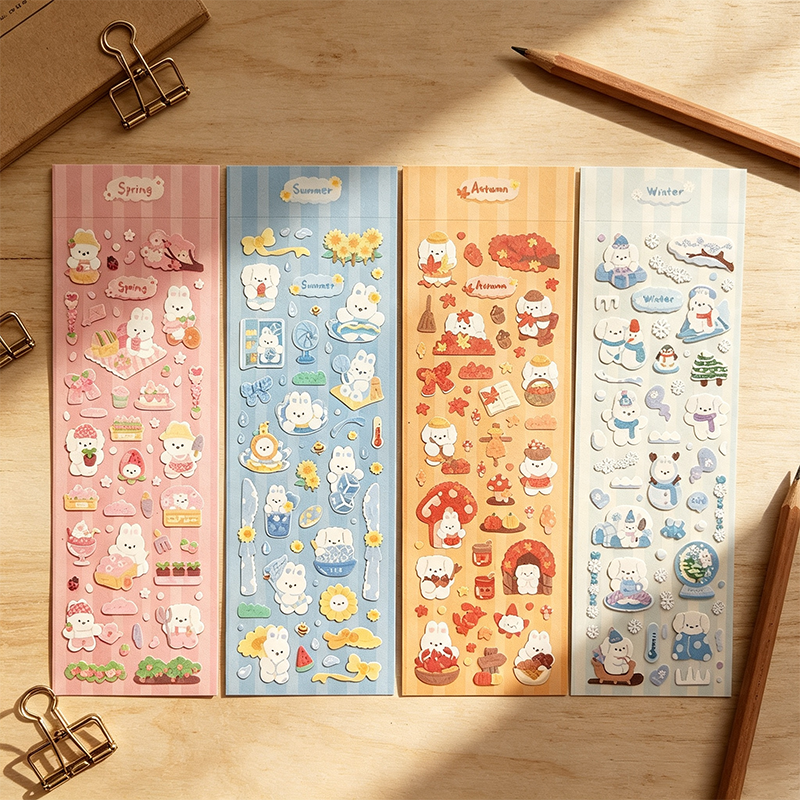 Seasonal Glitter Sticker Pack