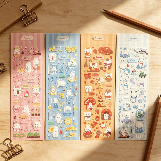 Seasonal Glitter Sticker Pack