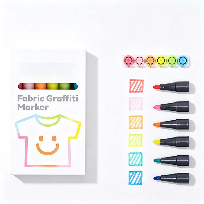 Fabric Graffiti Marker Set