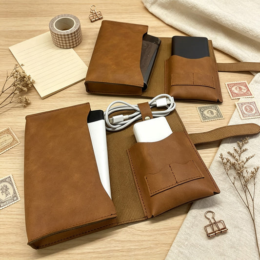 Leather Cable Storage Wrap