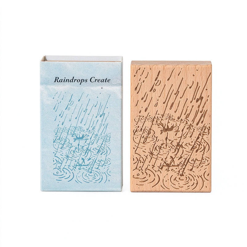 Whisper of Nature Wooden Rubber Stamp