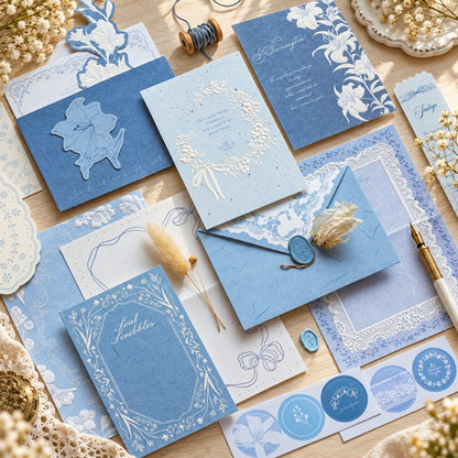 Botanical Relief-Embossed Letter Collection