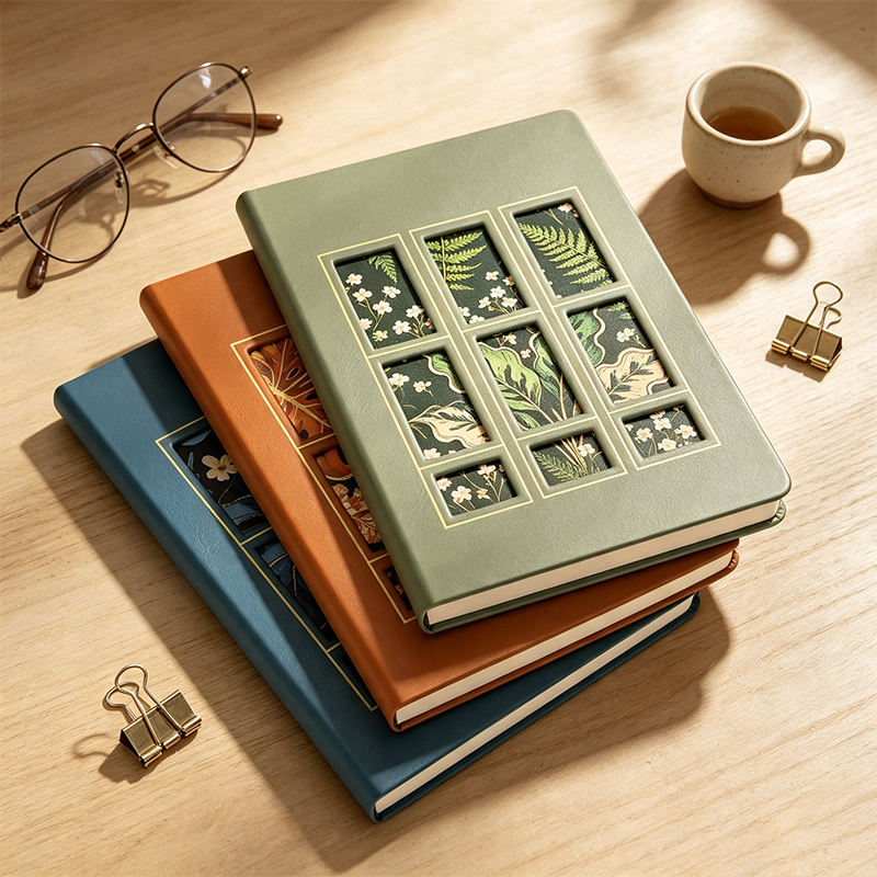 Stained Glass Window Hardcover Notebook