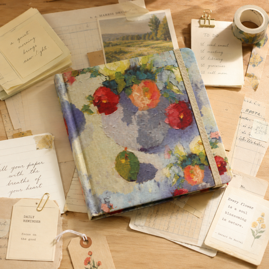 Square Floral Sketchbook