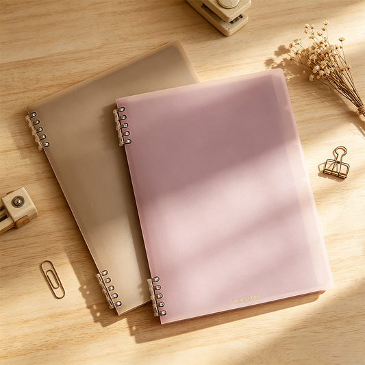 Vintage Side Spiral Binder Notebook