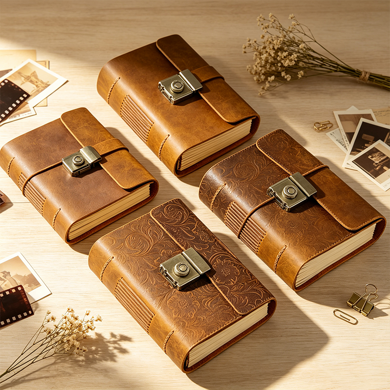 Vintage Floral Retro Journal Notebook