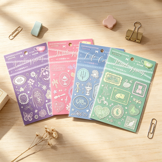 Vintage Lace Transfer Sticker Sheet