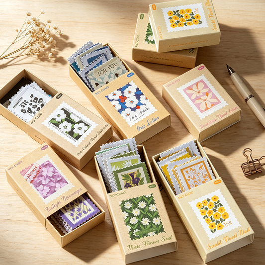 Vintage Floral Card Sticker Pack