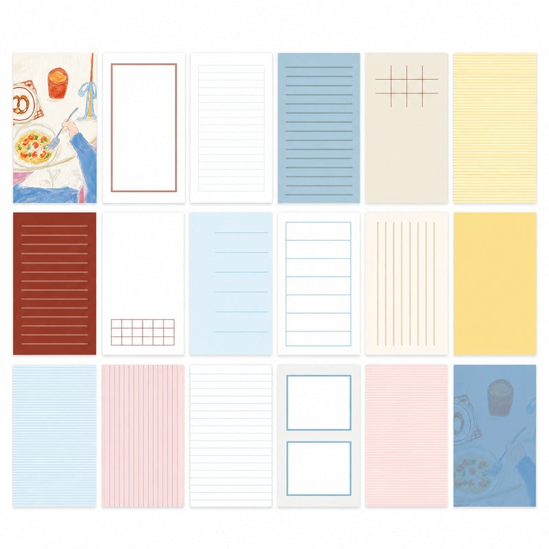 Vintage Watercolor A6 Slim Journal Notebook