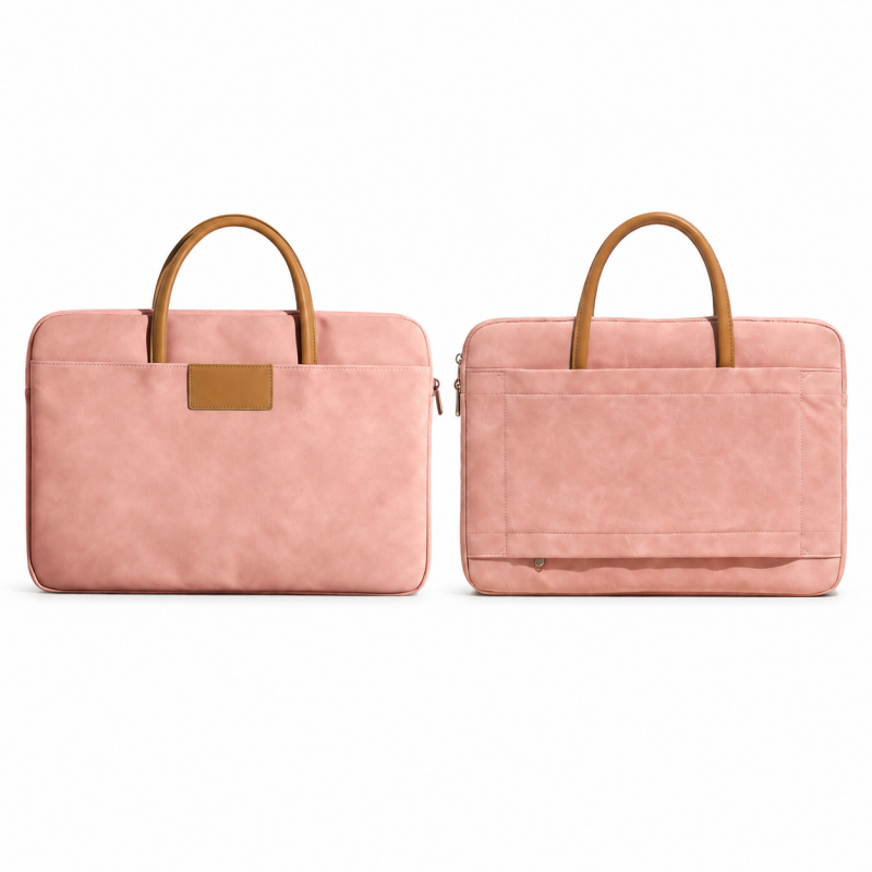 Faux PU Handheld Business Laptop Briefcase