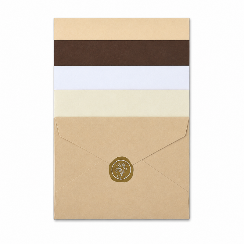 Christmas Cute Envelope Set Greeting Card
