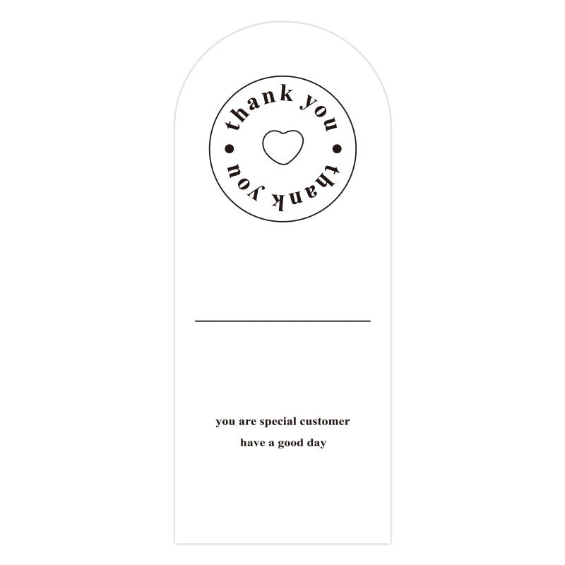 Kraft Botanical Thank You Tags Sticker
