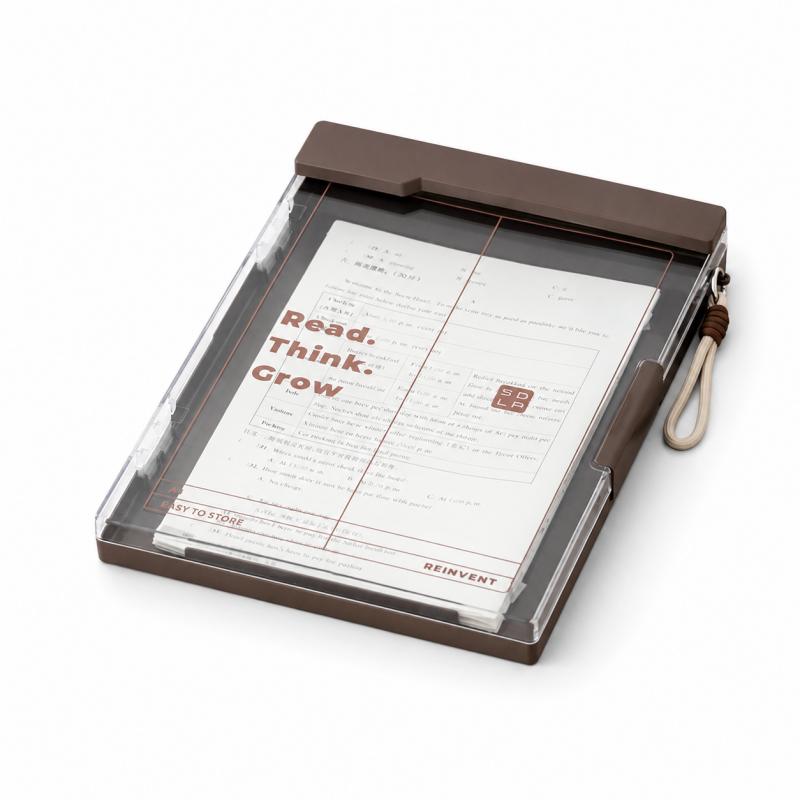 A4 Transparent Dual Clip Organizer