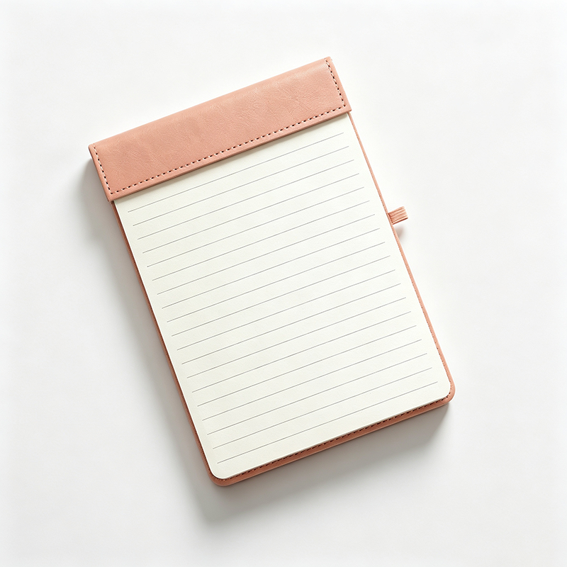 Faux Leather Tear-Off Notepad