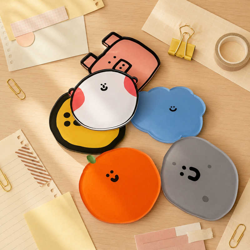 Cute Character Acrylic Coasters