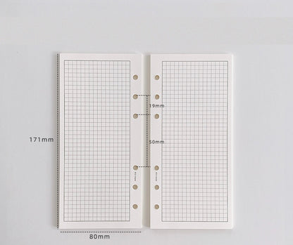 A6 Planner Binder Refill Paper