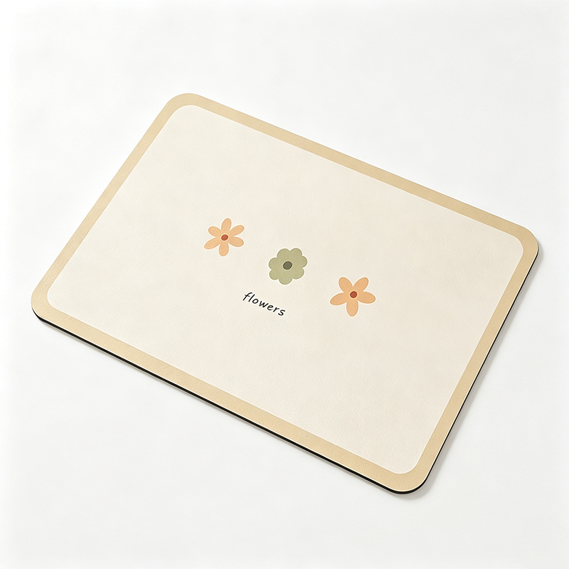 Color Dot Diatomite Drying Mat