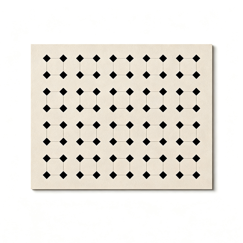 Geometric Diatomite Drying Mat