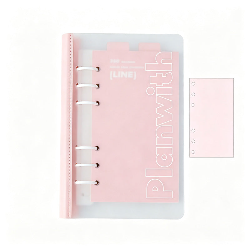 Pastel B5 Refillable Binder Notebook