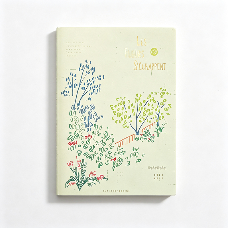 Floral Dog Bakery Bound Notebook