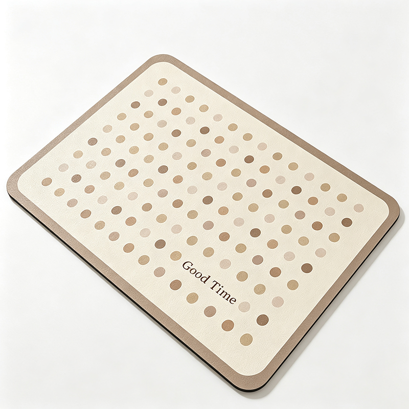 Color Dot Diatomite Drying Mat