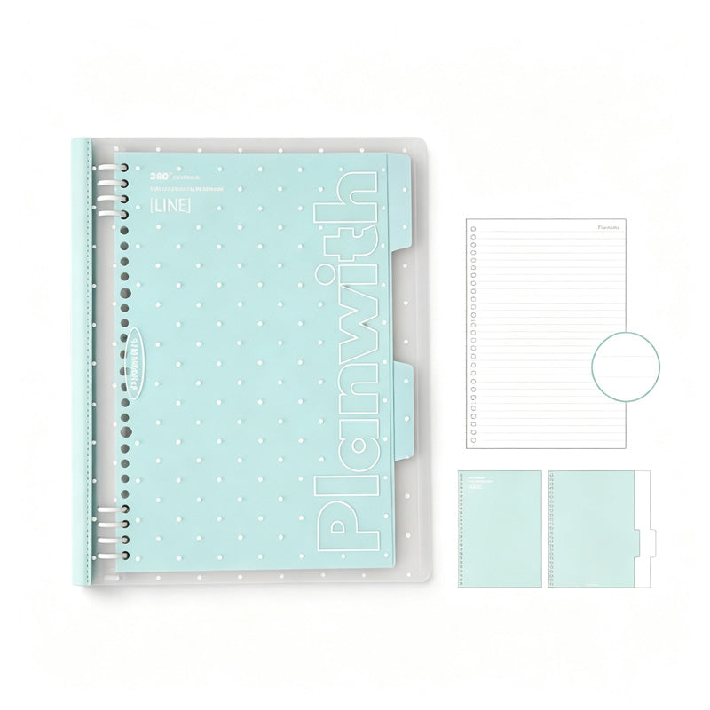 Pastel B5 Refillable Binder Notebook