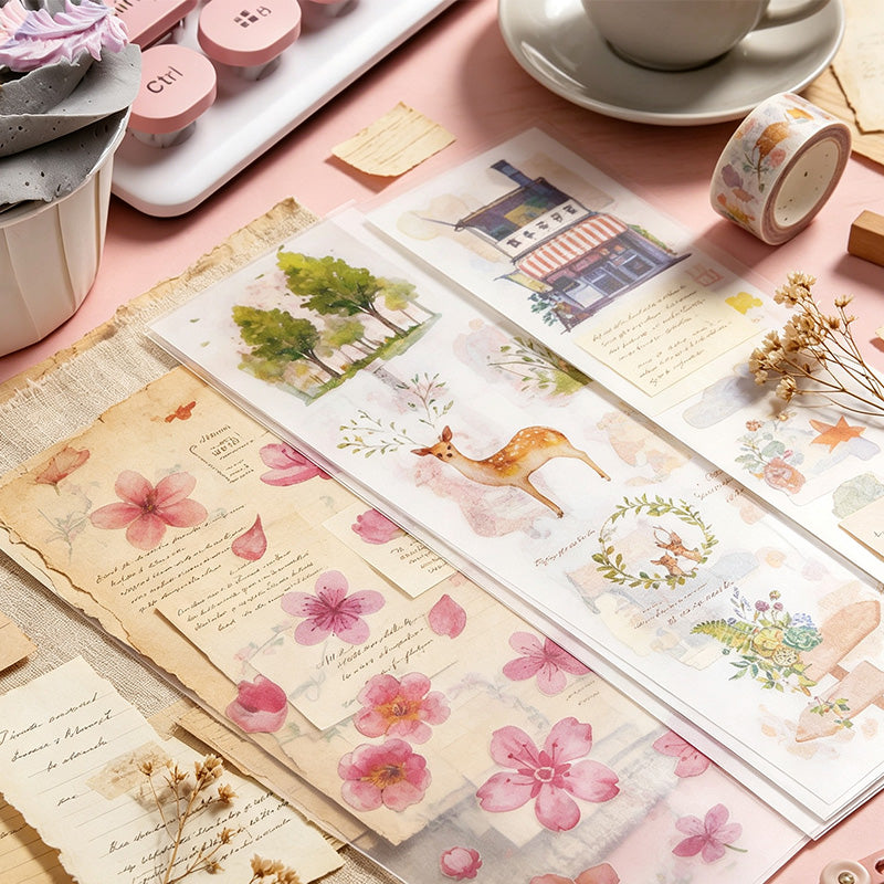 6PCS Washi Sticker Set
