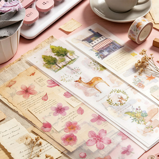 6PCS Washi Sticker Set