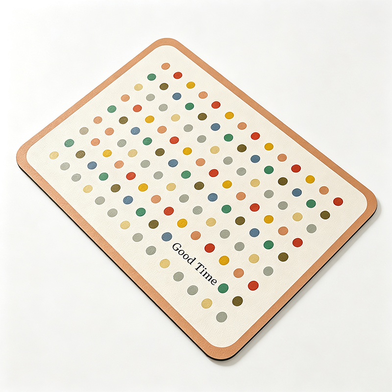 Color Dot Diatomite Drying Mat