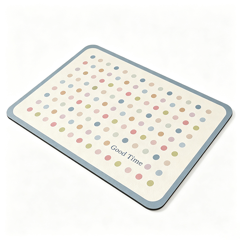 Color Dot Diatomite Drying Mat