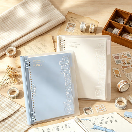 Pastel B5 Refillable Binder Notebook