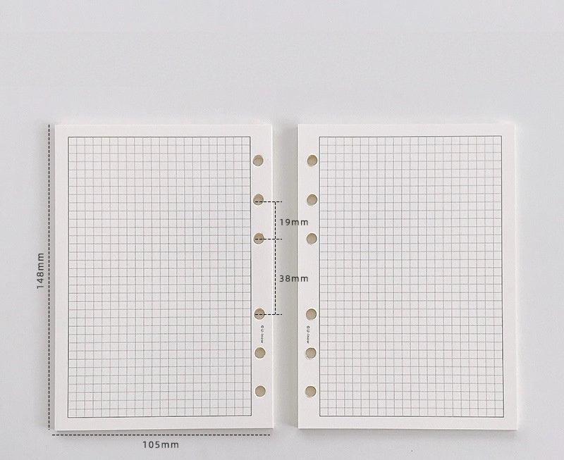 A6 Planner Binder Refill Paper