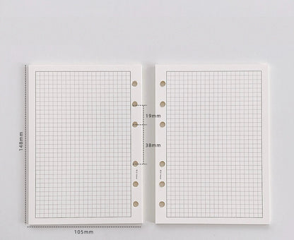 A6 Planner Binder Refill Paper