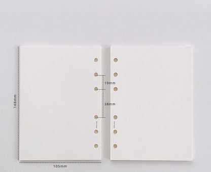 A6 Planner Binder Refill Paper