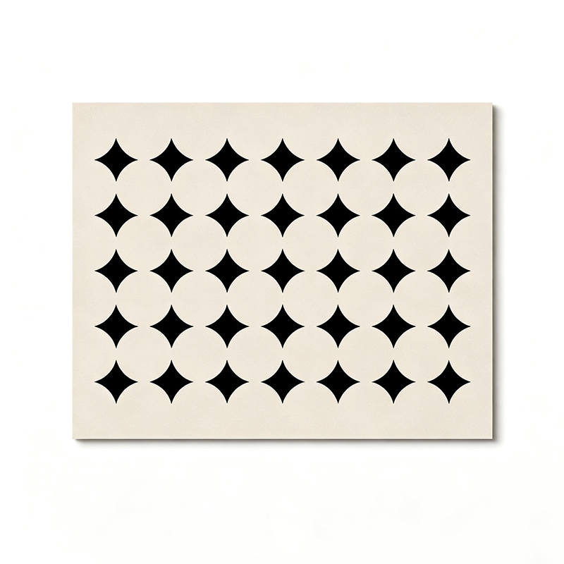 Geometric Diatomite Drying Mat