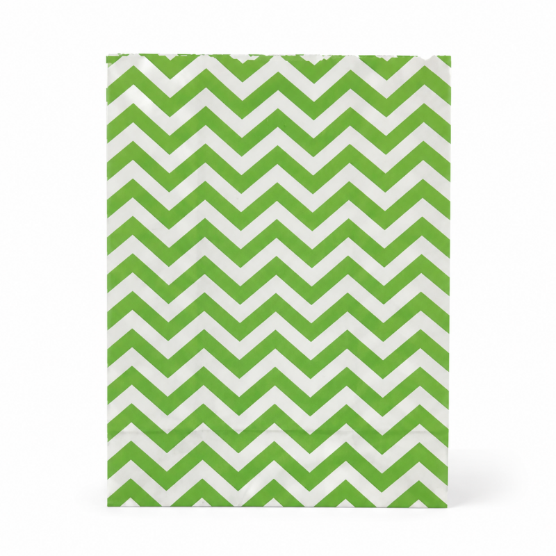 50 Wave Pattern Kraft Paper Gift Paper Bag