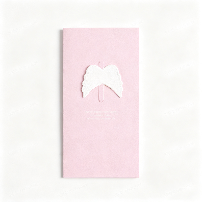 Cute Heart & Angel Wing Greeting Card
