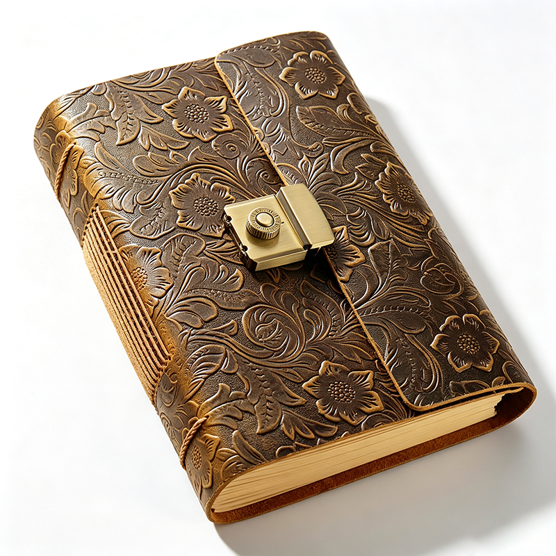 Vintage Floral Retro Journal Notebook